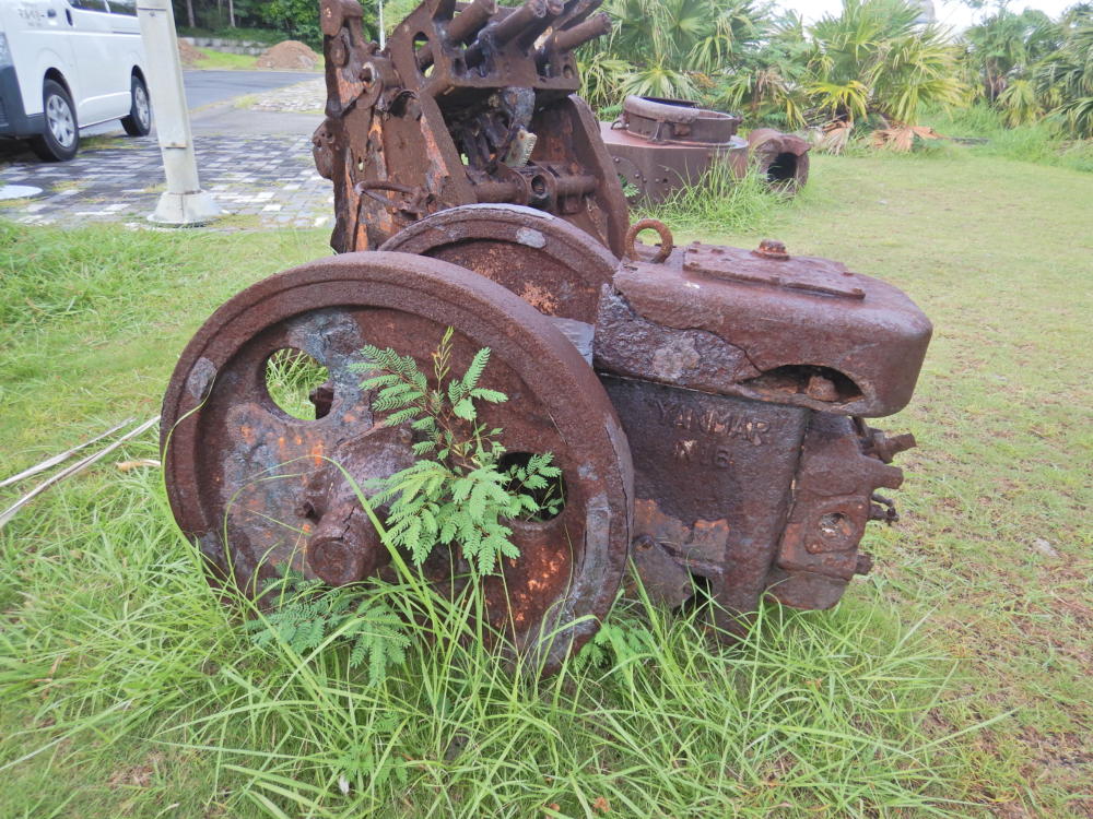 ヤンマー発動機 大根山公園のヤンマーディーゼル発動機「YANMAR N16」 | 小笠原マルベリー