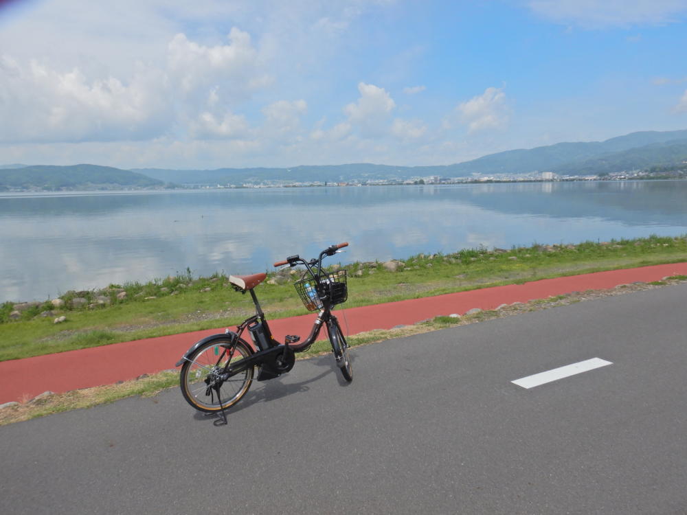 電動自転車で諏訪湖一周＋諏訪大社四社（'25/5月） | 小笠原マルベリー